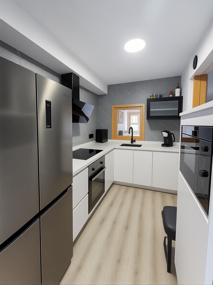 Duplex em primeira linha de praia em Roquetas de Mar — Cozinha
