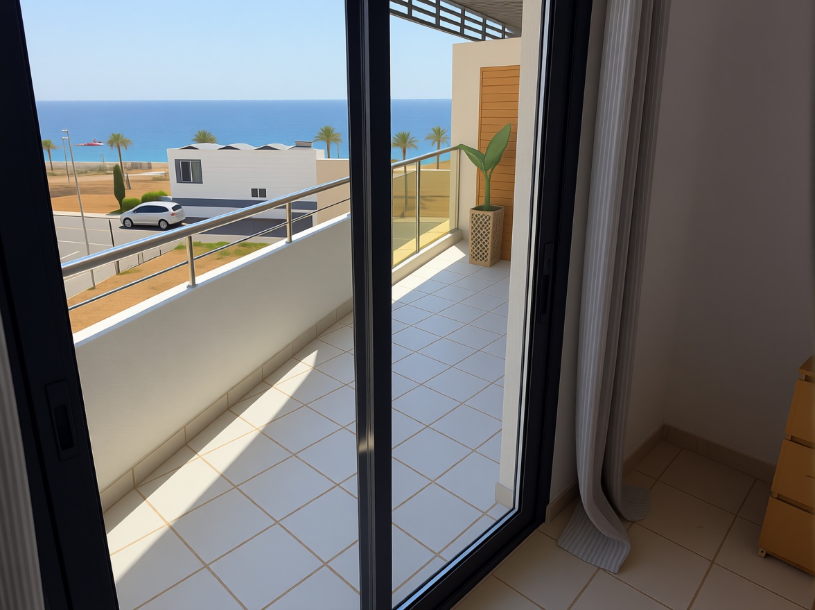 Appartement en première ligne de plage à Roquetas de Mar — Chambre
