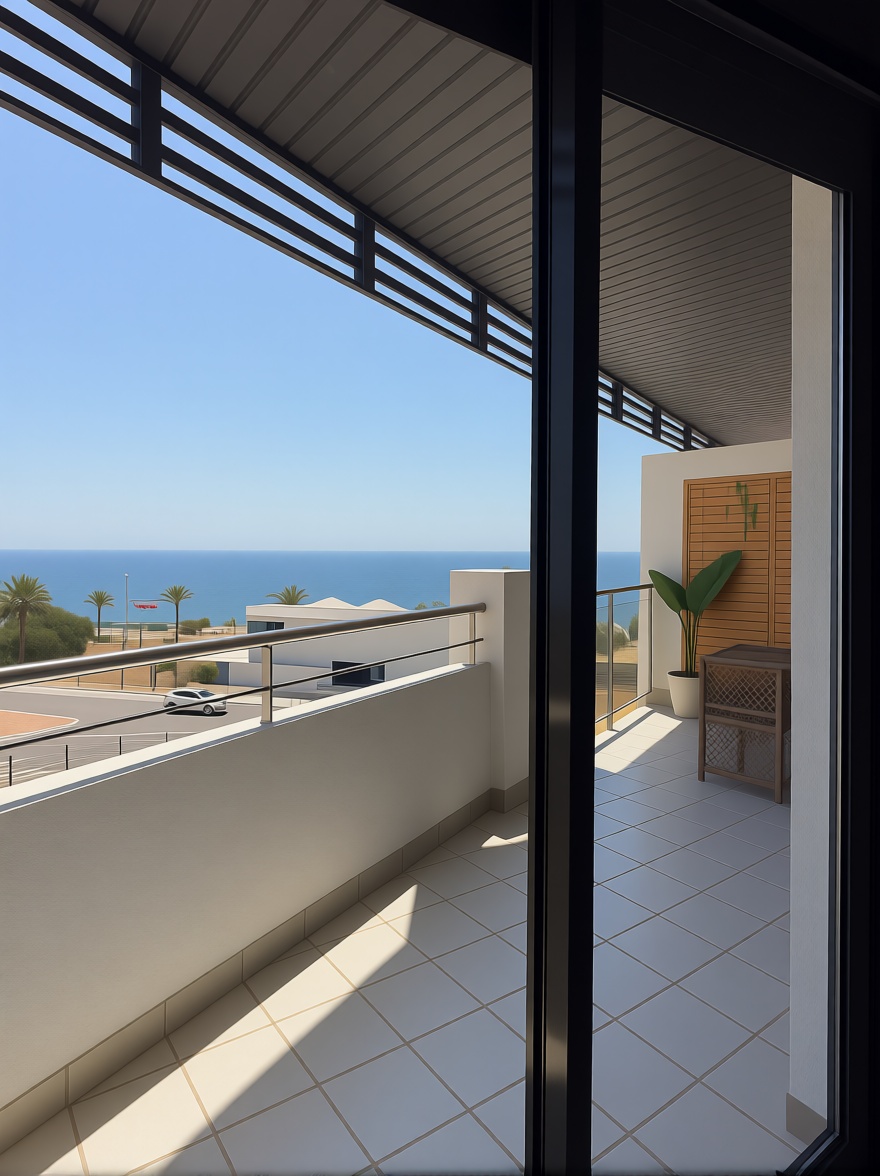 Appartement en première ligne de plage à Roquetas de Mar — Cuisine