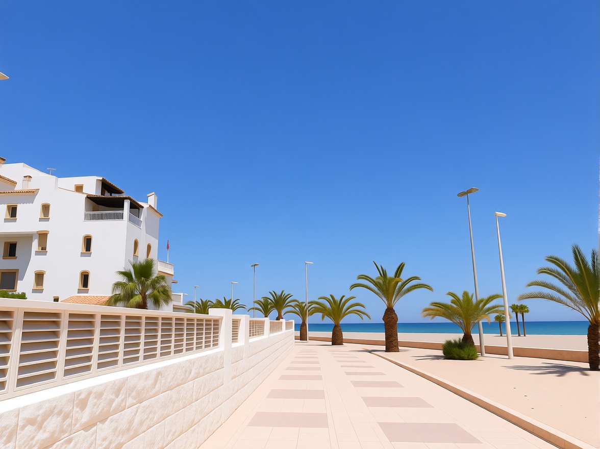 Beachfront duplex in Roquetas de Mar — Sea view