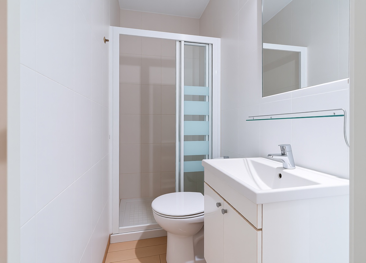 Chalet with direct beach access in Roquetas de Mar — Bathroom