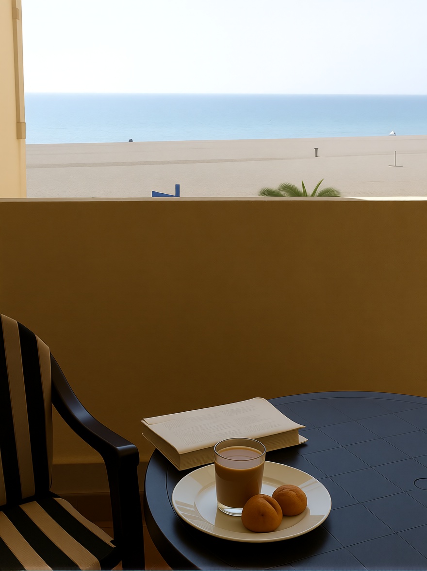 Beachfront flat in Roquetas de Mar