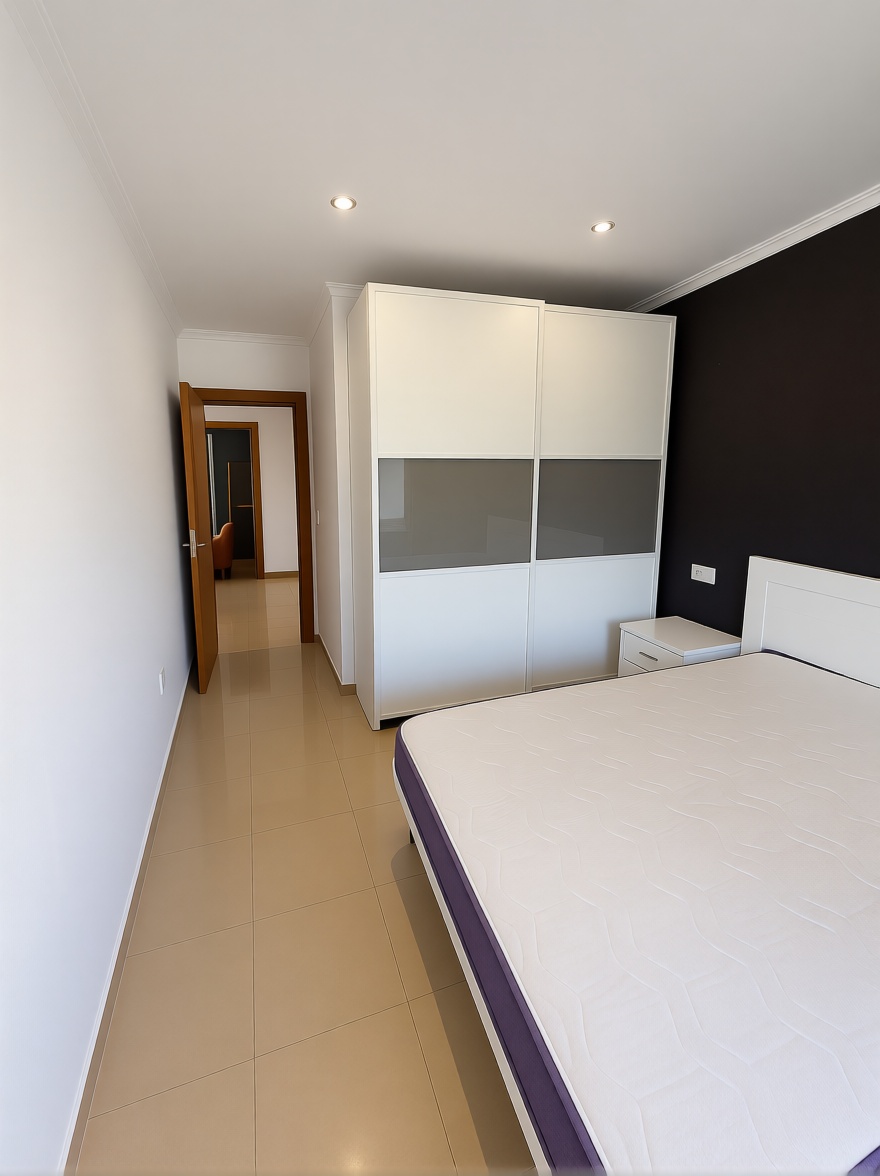 Duplex en première ligne de plage à Roquetas de Mar — Chambre