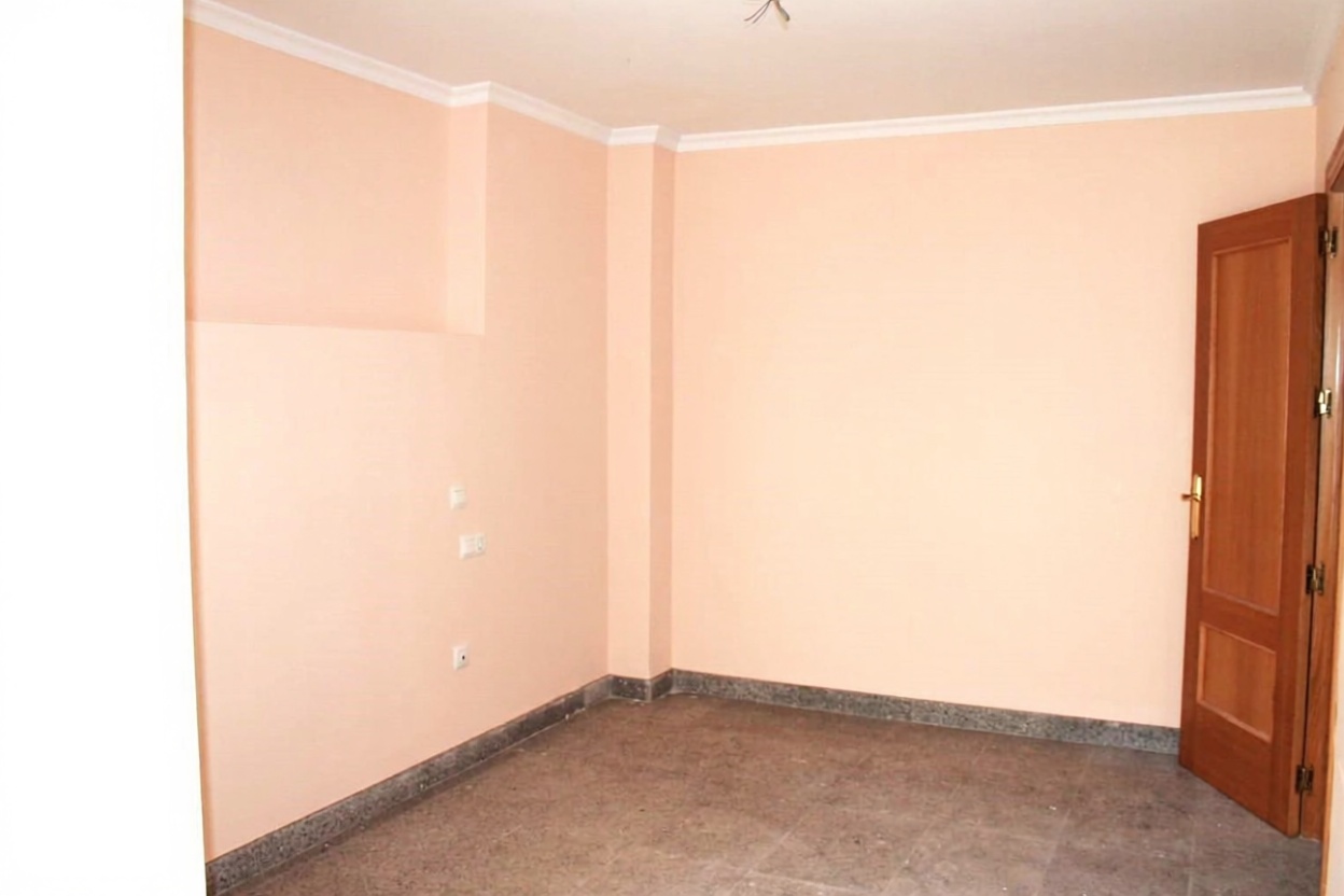 Appartement en première ligne de plage à Roquetas de Mar — Chambre