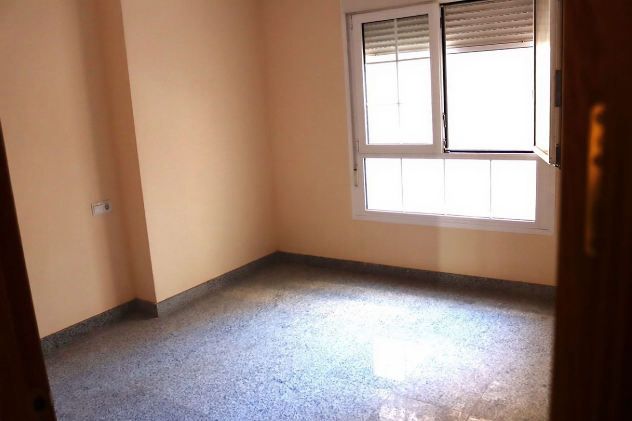 Appartement en première ligne de plage à Roquetas de Mar — Chambre