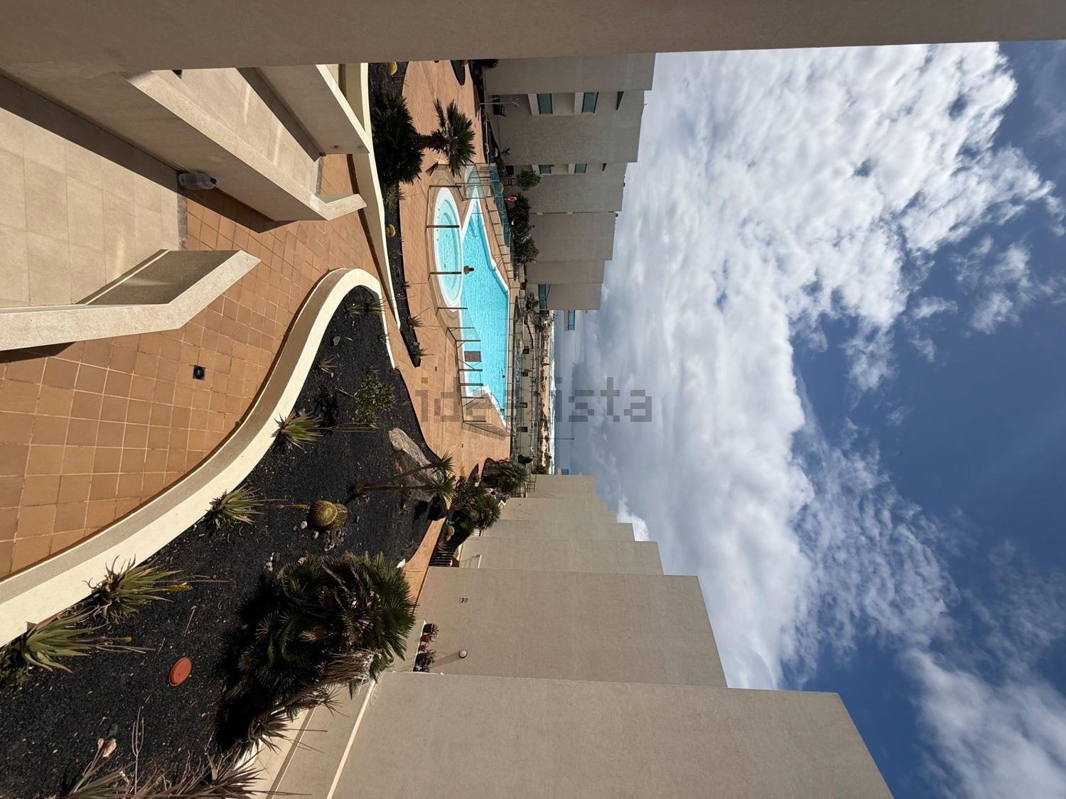 Wohnung in erste Strandlinie in La Oliva — Meerblick