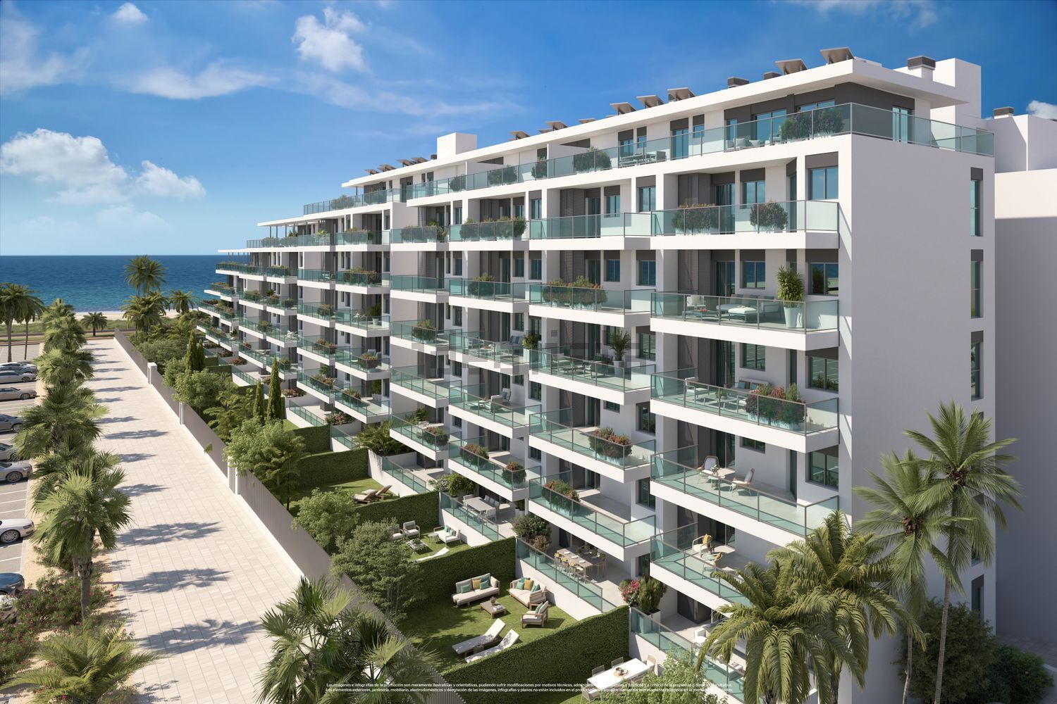 Apartamento em primeira linha de praia em El Ejido — Fachada