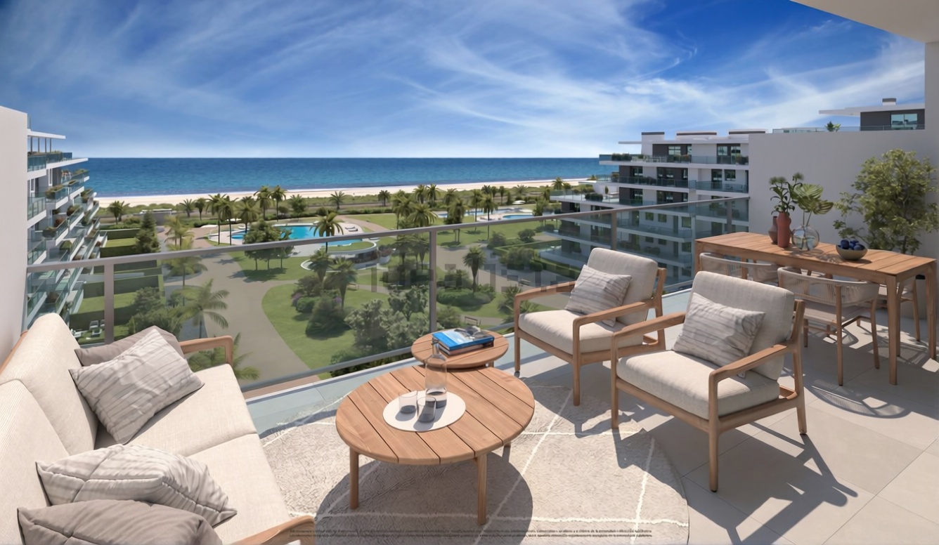 Wohnung in erste Strandlinie in El Ejido — Meerterrasse