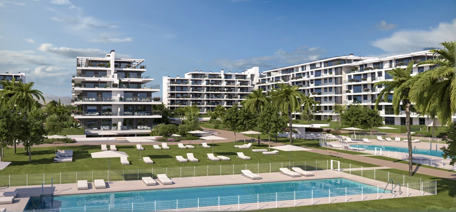 Apartamento em primeira linha de praia em El Ejido — Piscina
