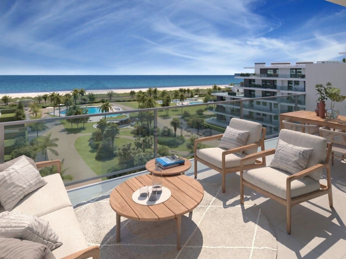 Appartement en première ligne de plage à El Ejido — Terrasse mer