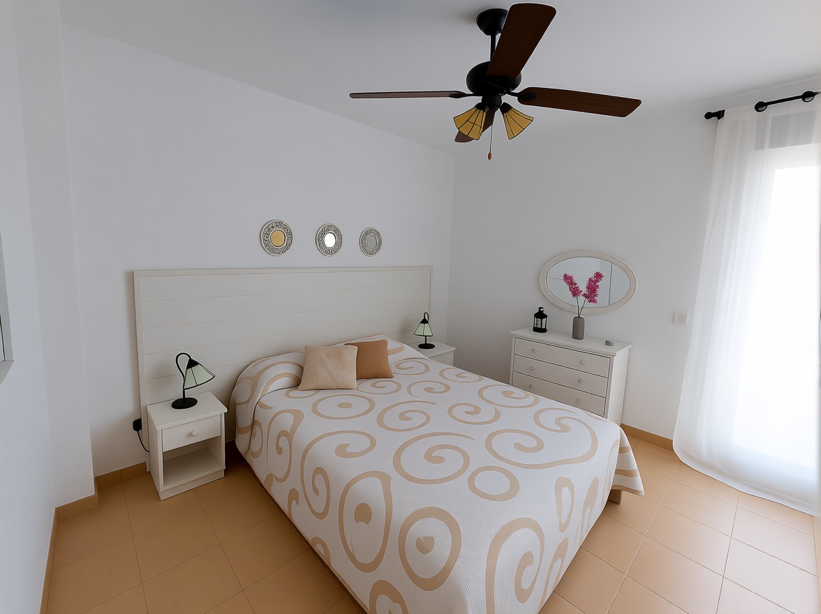 Duplex en première ligne de plage à El Ejido — Chambre