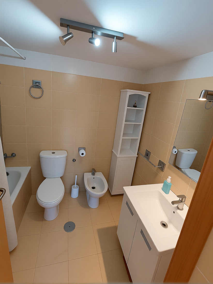 Duplex en première ligne de plage à El Ejido — Sanitaires