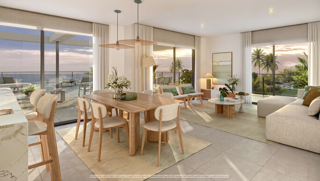Apartamento em primeira linha de praia em El Ejido — Sala
