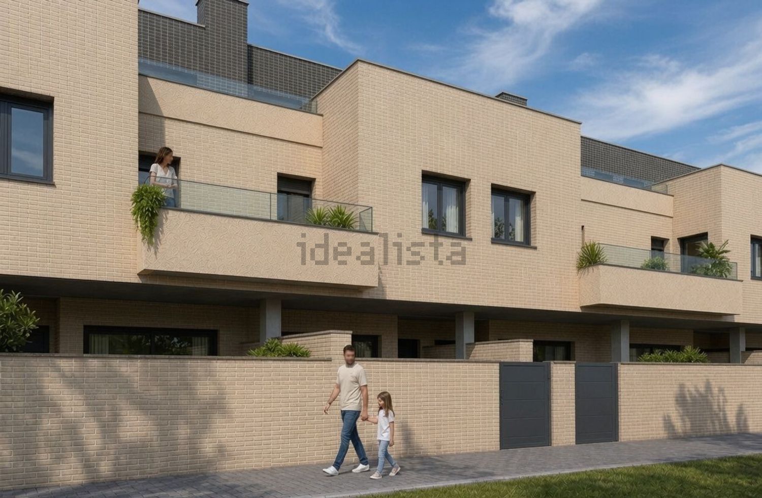 Chalet avec accès direct à la plage à El Ejido — Façade