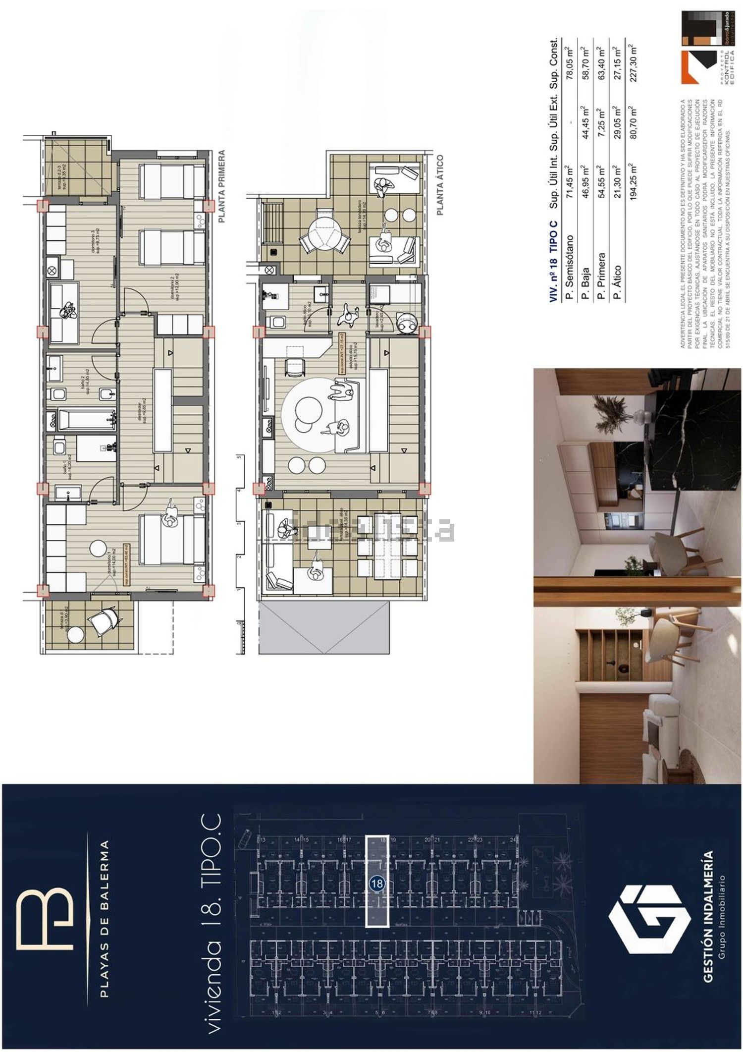 Chalet avec accès direct à la plage à El Ejido — Rejet