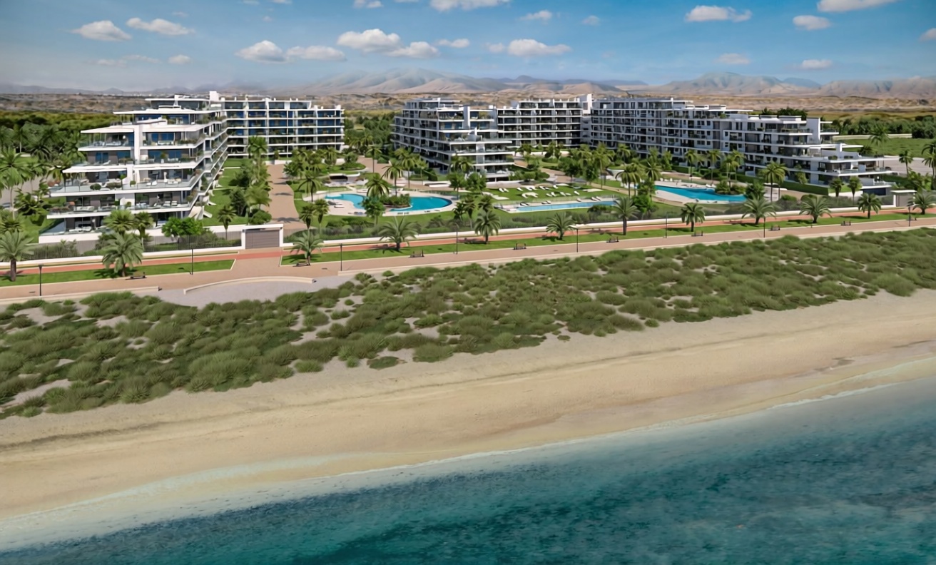 Apartamento em primeira linha de praia em El Ejido — Vista mar