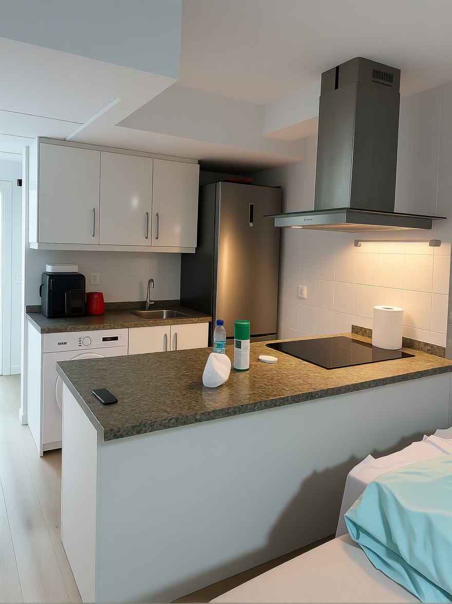 Appartement en première ligne de plage à El Ejido — Cuisine