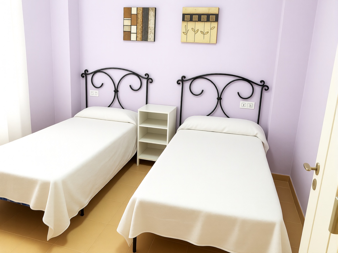 Apartamento em primeira linha de praia em El Ejido — Quarto