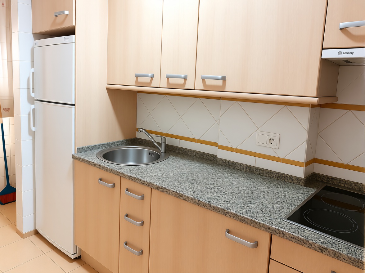 Apartamento em primeira linha de praia em El Ejido — Cozinha