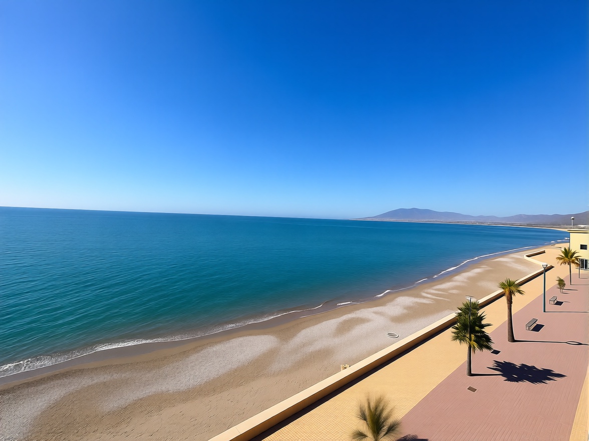 Appartement en attique en première ligne de mer à El Ejido — Vue mer