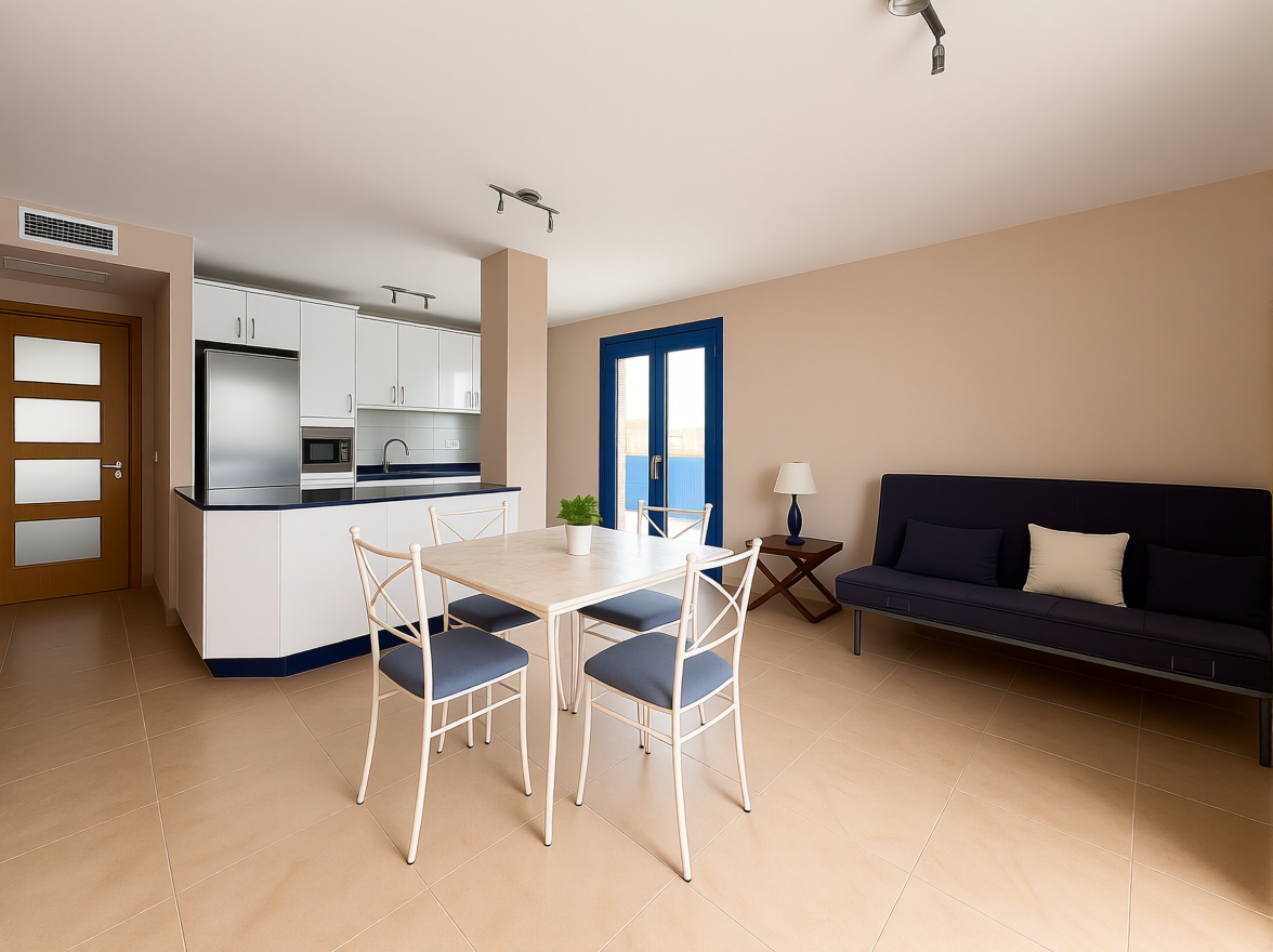 Appartement en attique en première ligne de mer à El Ejido — Séjour