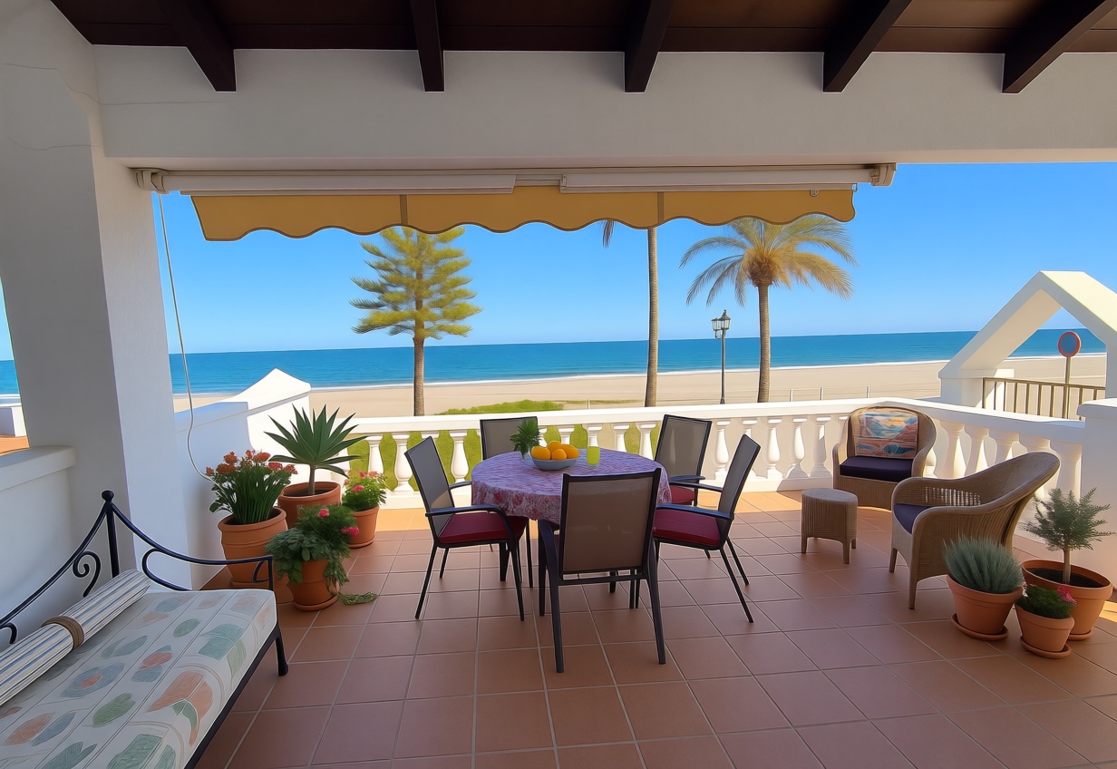 Chalet com acesso direto à praia em Motril