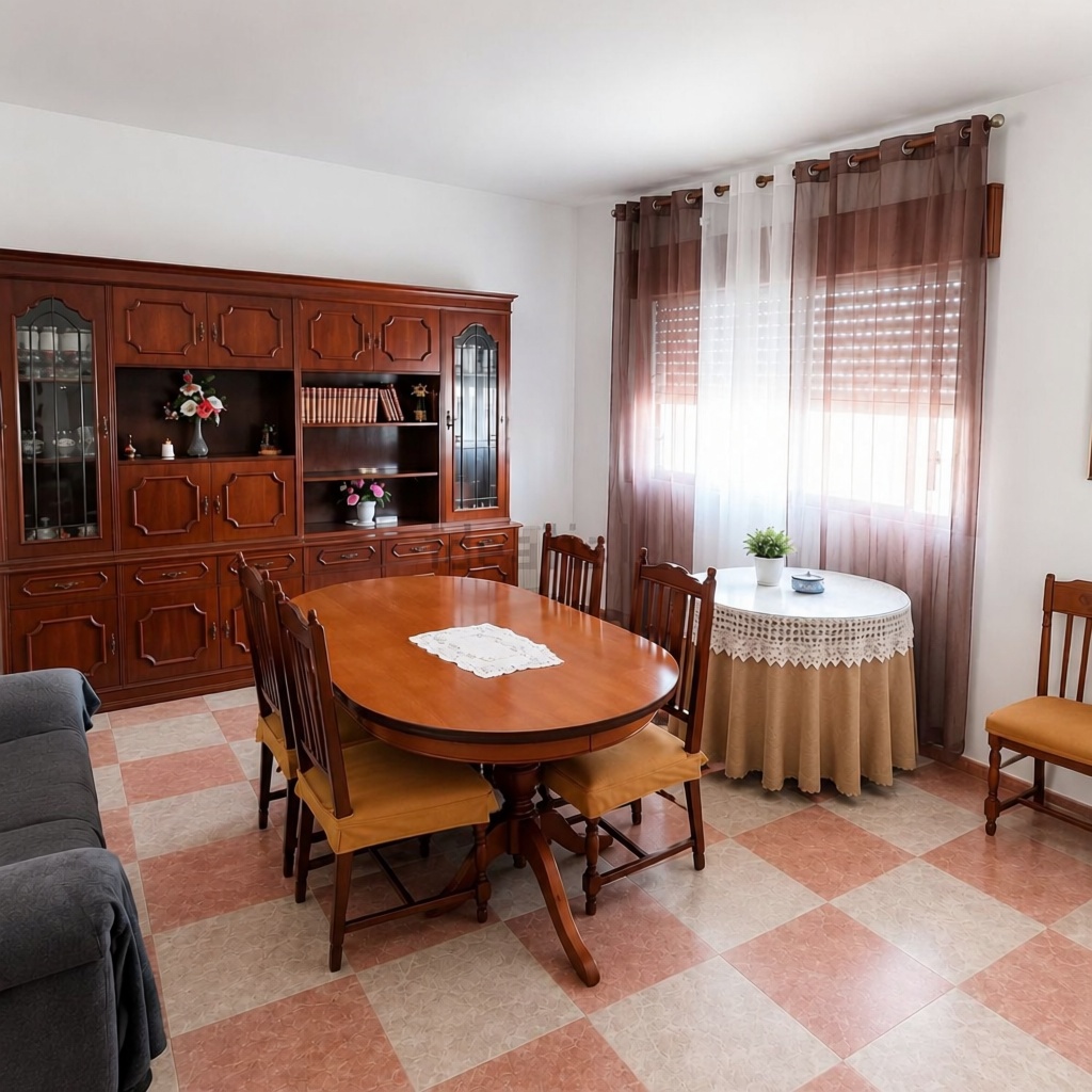 Chalet com acesso direto à praia em Motril — Sala jantar
