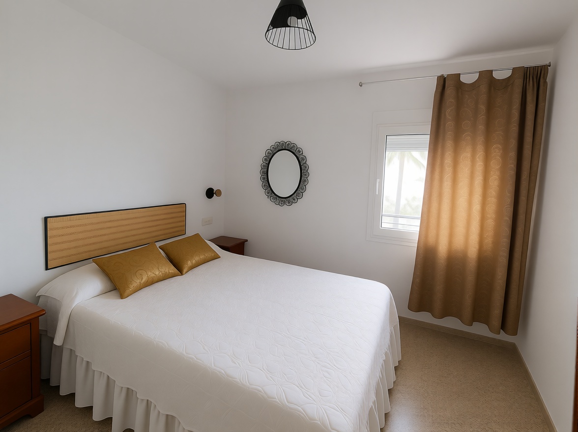 Appartement en première ligne de plage à Motril — Chambre