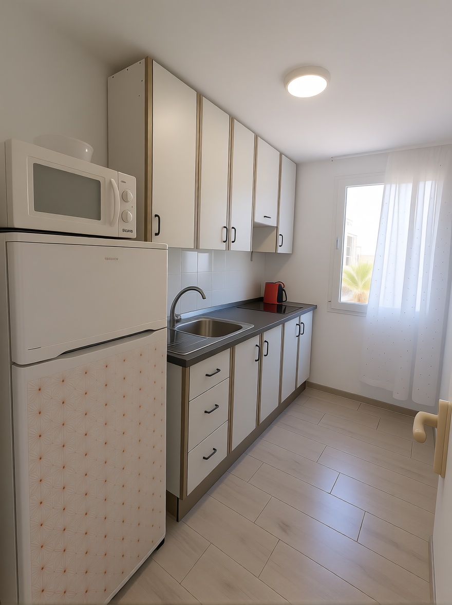 Appartement en première ligne de plage à Motril — Cuisine