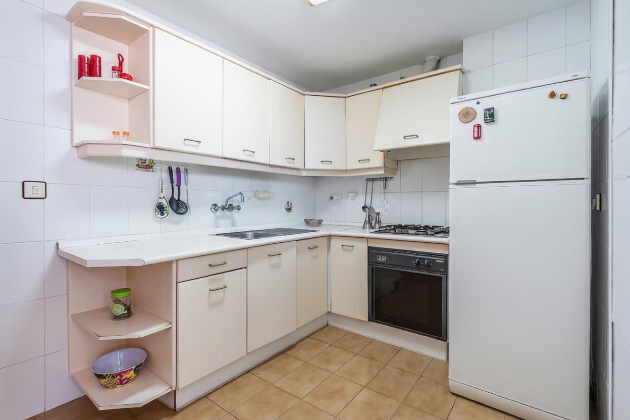 Appartement en première ligne de plage à Salobreña — Cuisine
