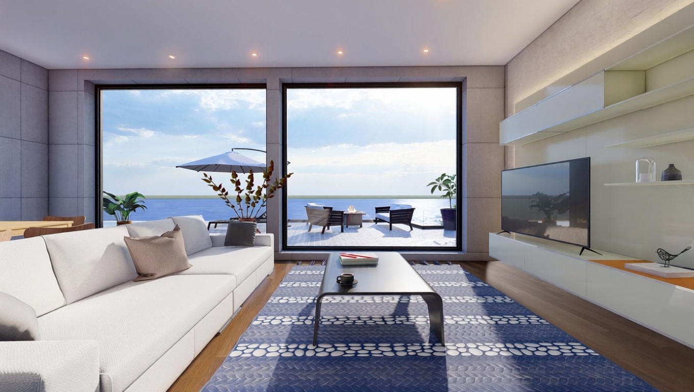 Chalet com acesso direto à praia em Salobreña — Sala
