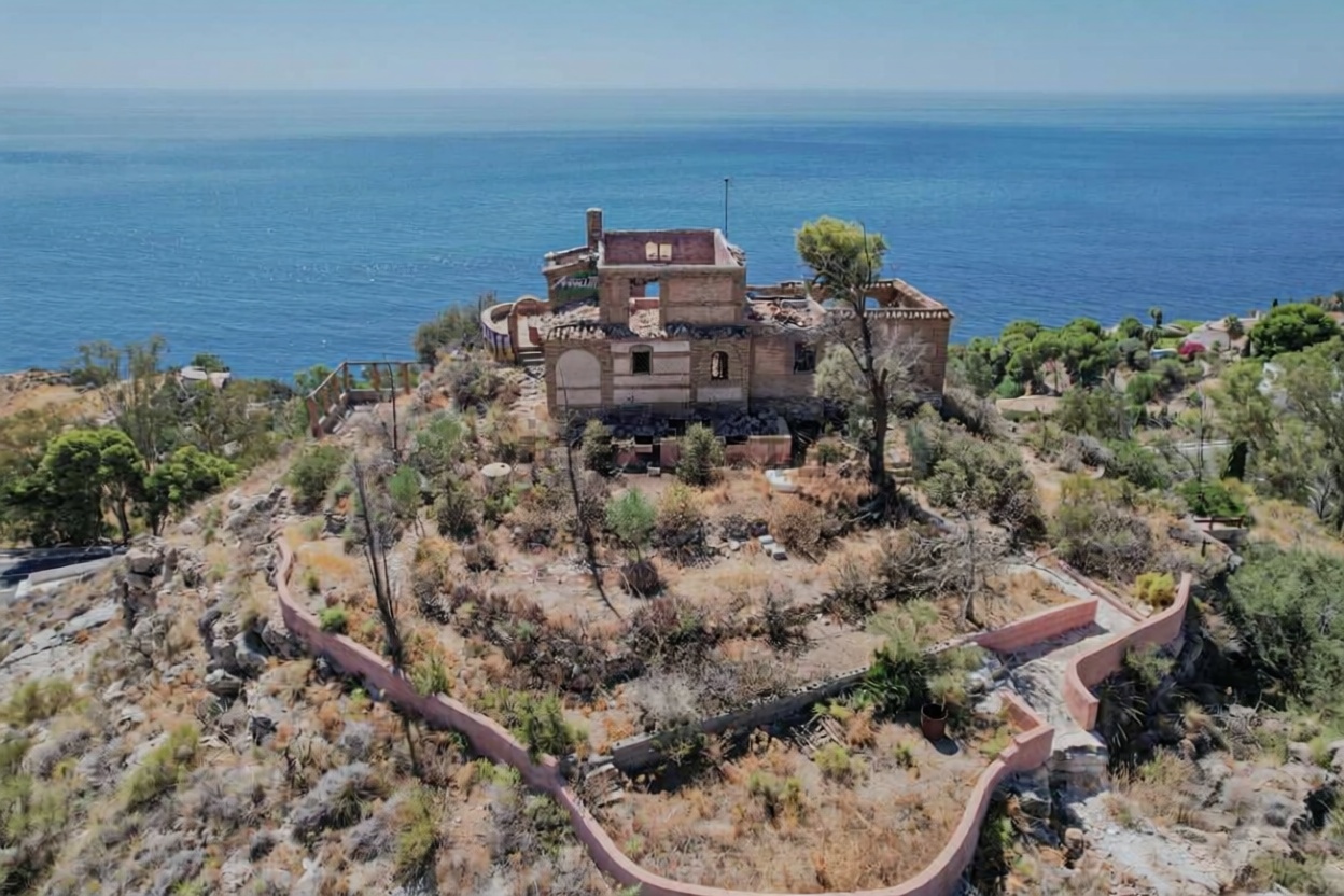 Chalet avec accès direct à la plage à Salobreña — Vue mer