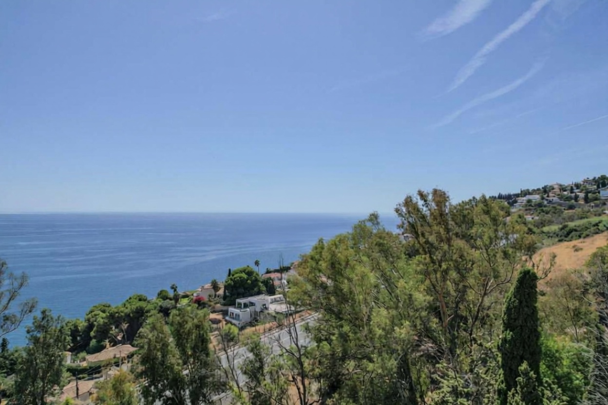Chalet avec accès direct à la plage à Salobreña — Vue mer