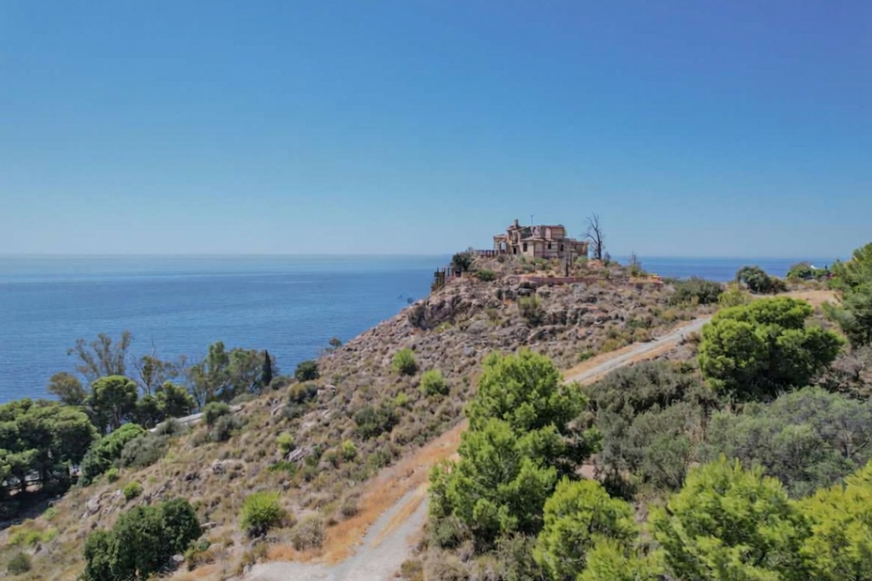 Chalet avec accès direct à la plage à Salobreña — Vue mer