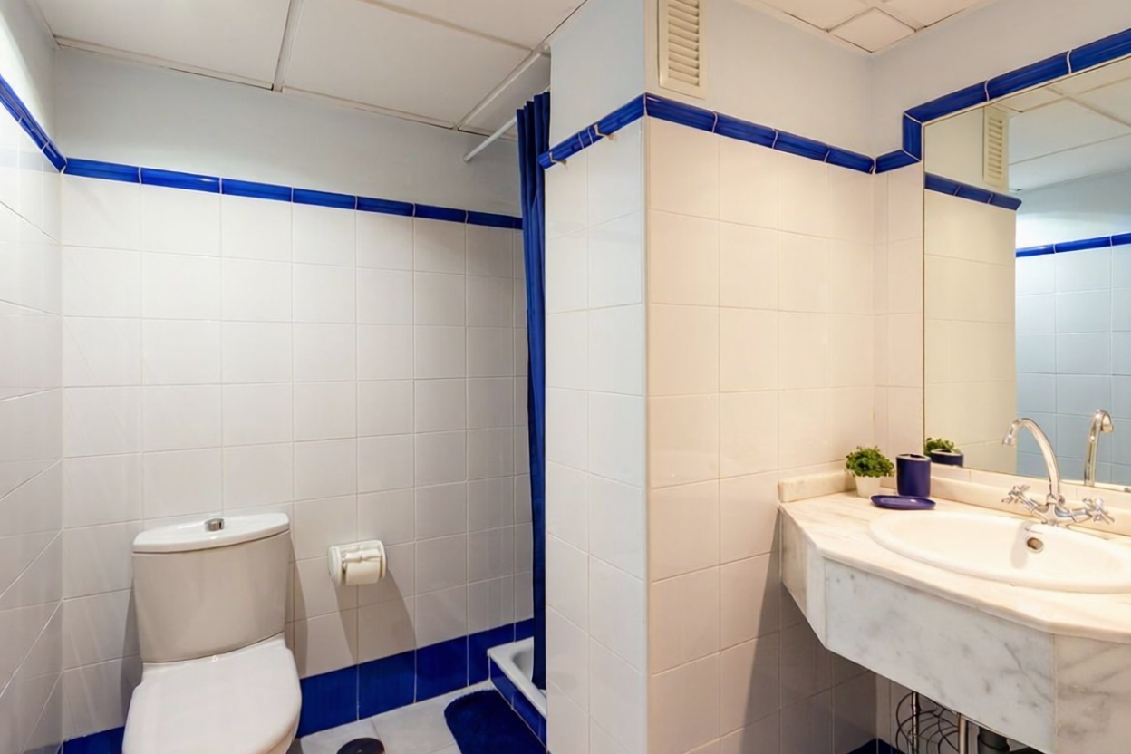 Appartement en première ligne de plage à Almuñécar — Sanitaires