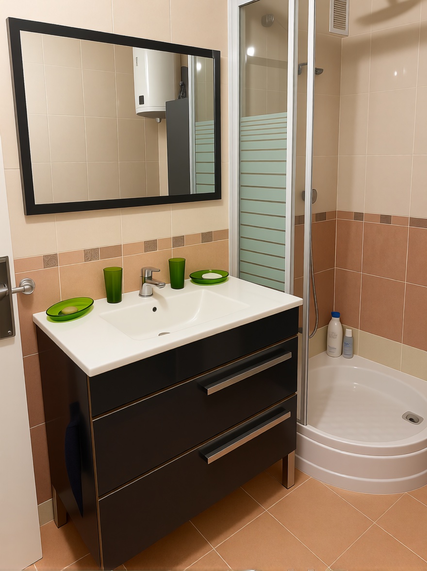 Beachfront flat in Almuñécar — Bathroom
