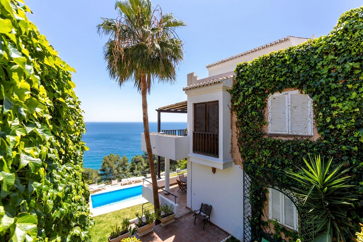 Chalet com acesso direto à praia em Almuñécar — Vista mar