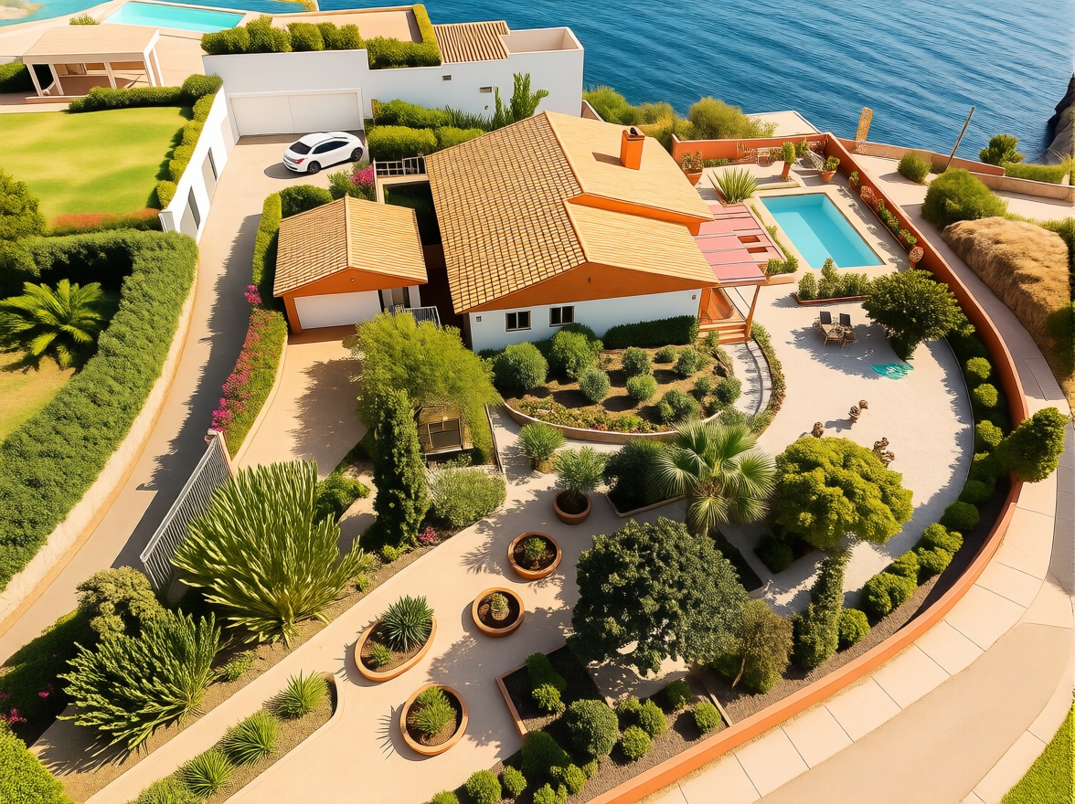 Chalet with direct beach access in La Herradura — Aerial