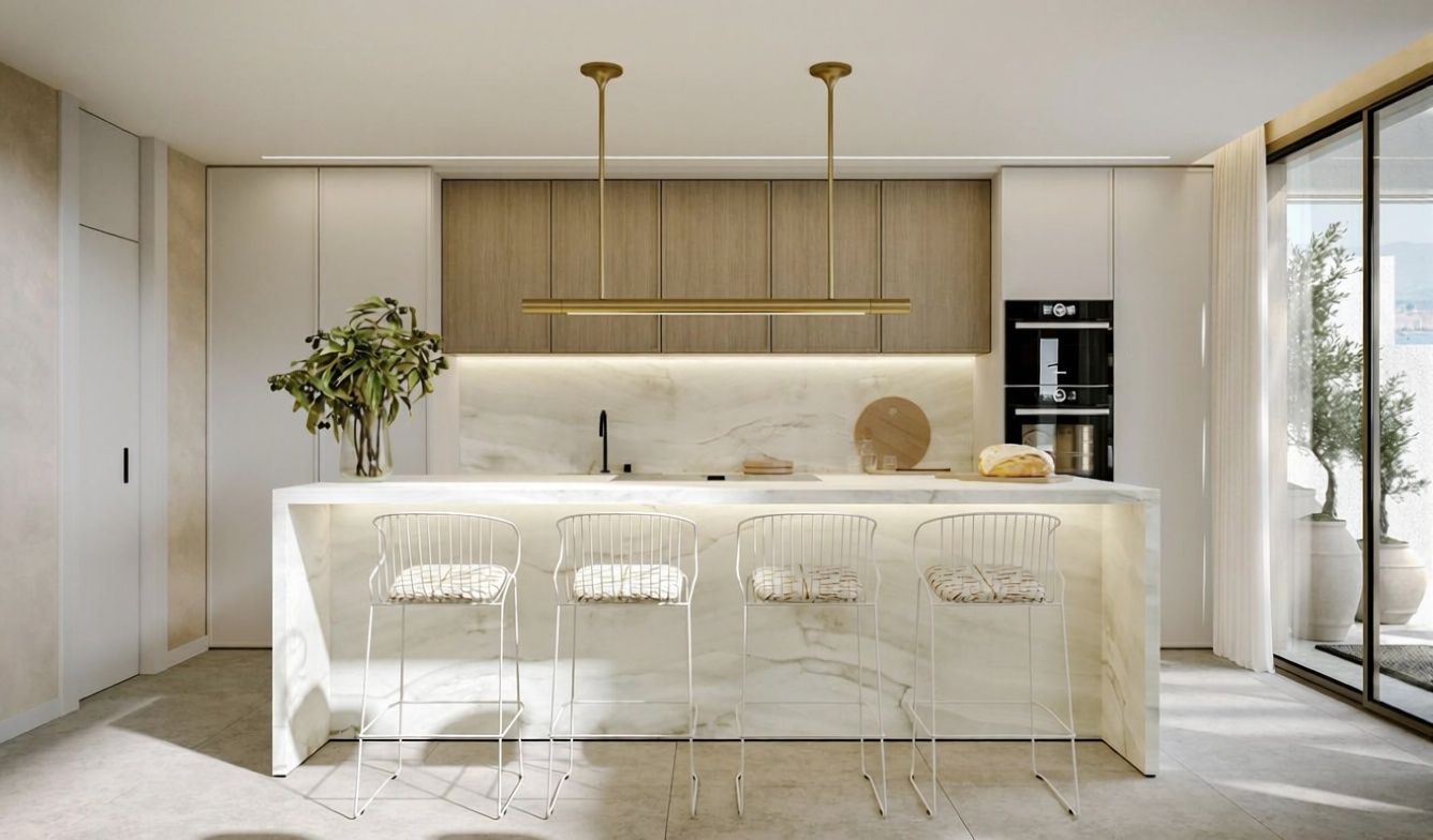 Chalet avec accès direct à la plage à Almuñécar — Cuisine