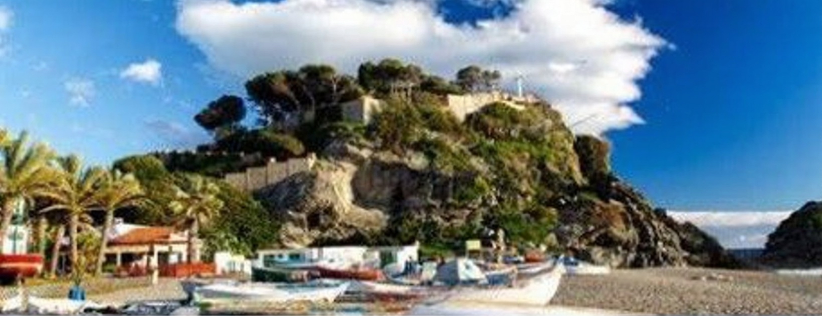Chalet avec accès direct à la plage à Almuñécar — Vue mer