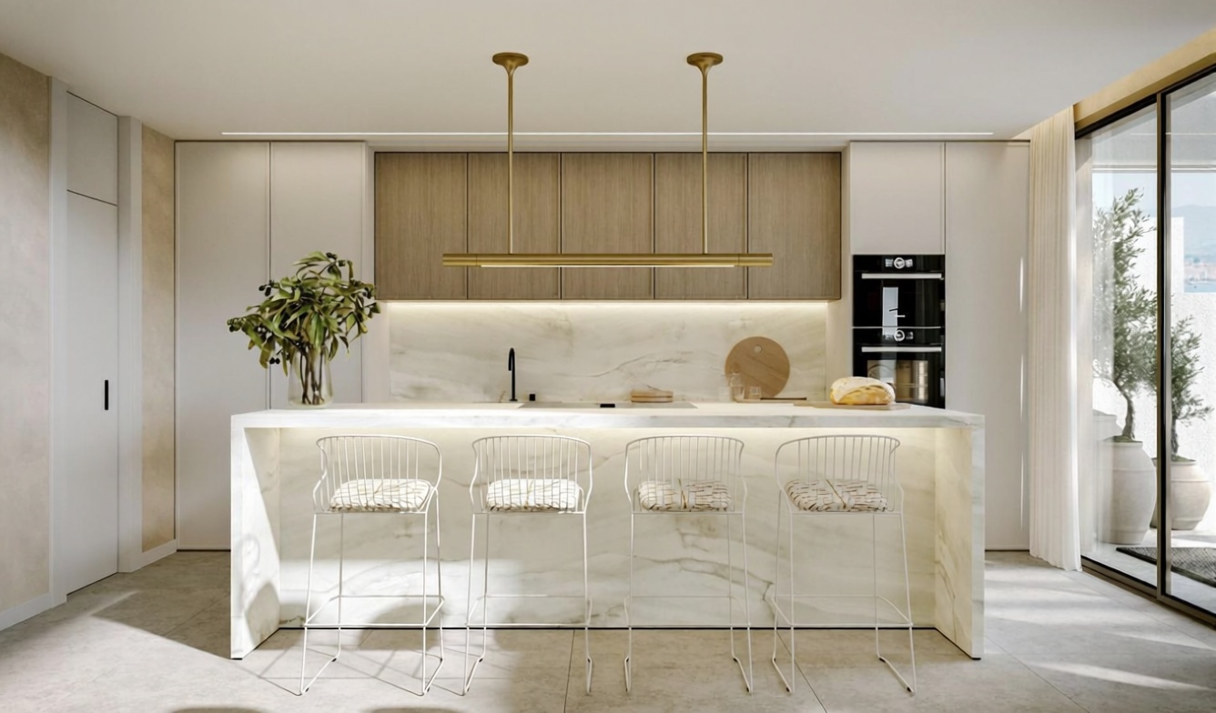 Chalet com acesso direto à praia em La Herradura — Cozinha