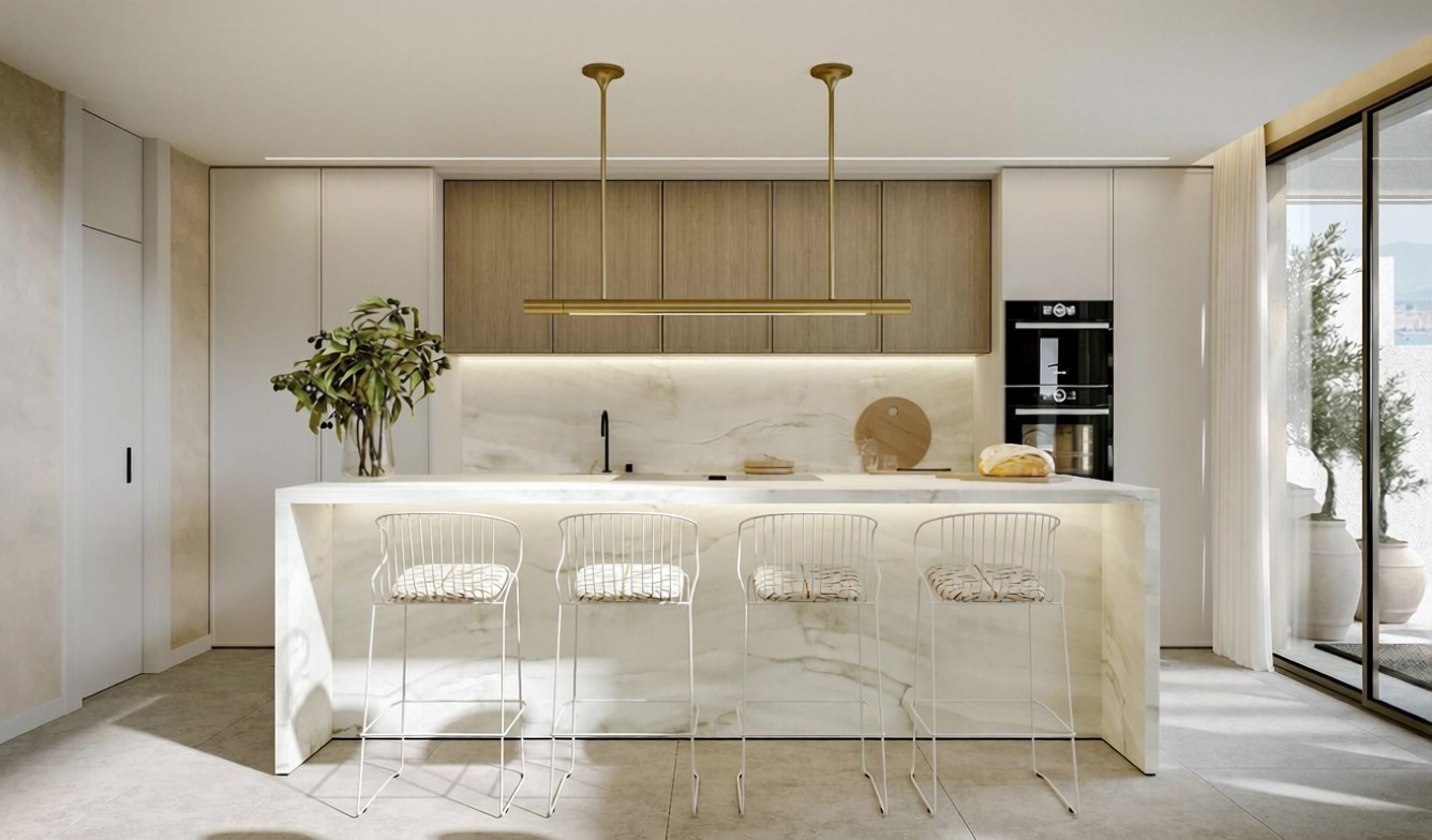 Chalet com acesso direto à praia em La Herradura — Cozinha