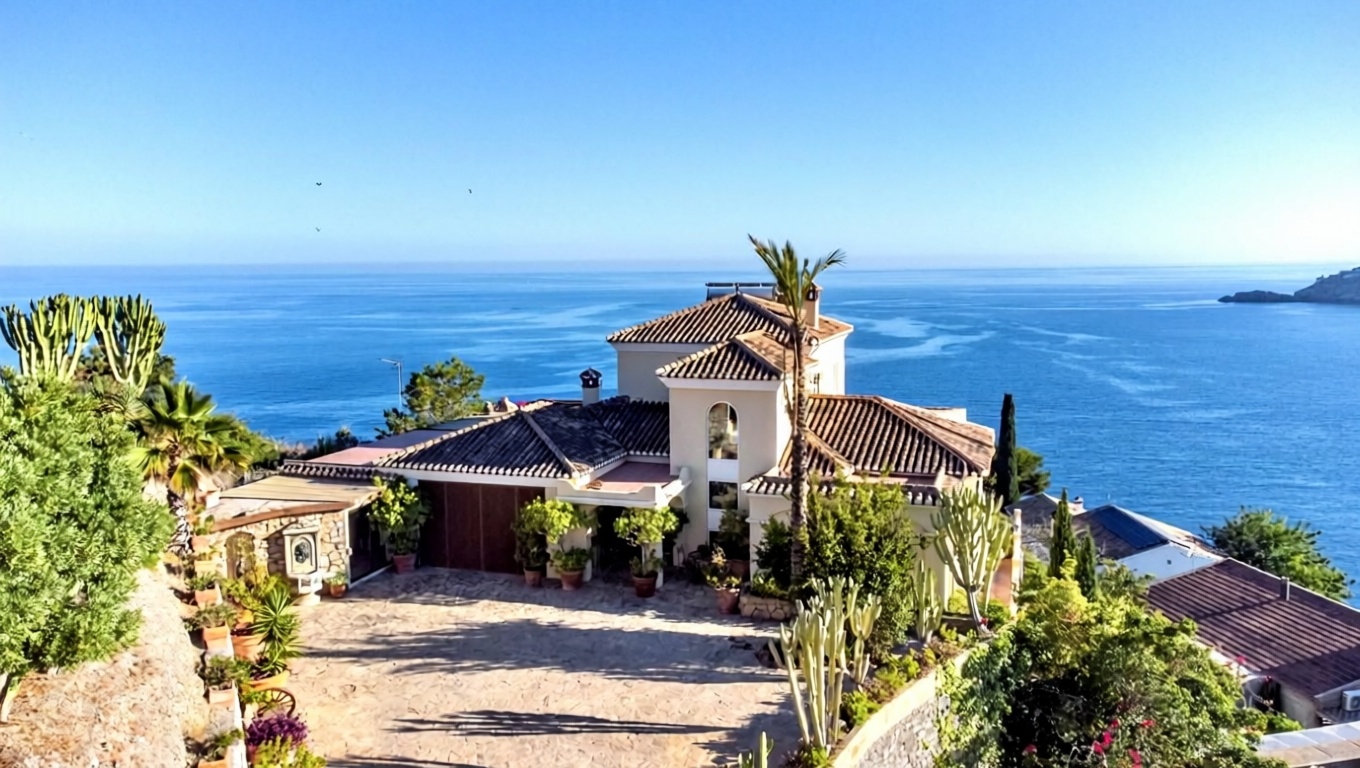 Chalet com acesso direto à praia em Almuñécar — Vista mar