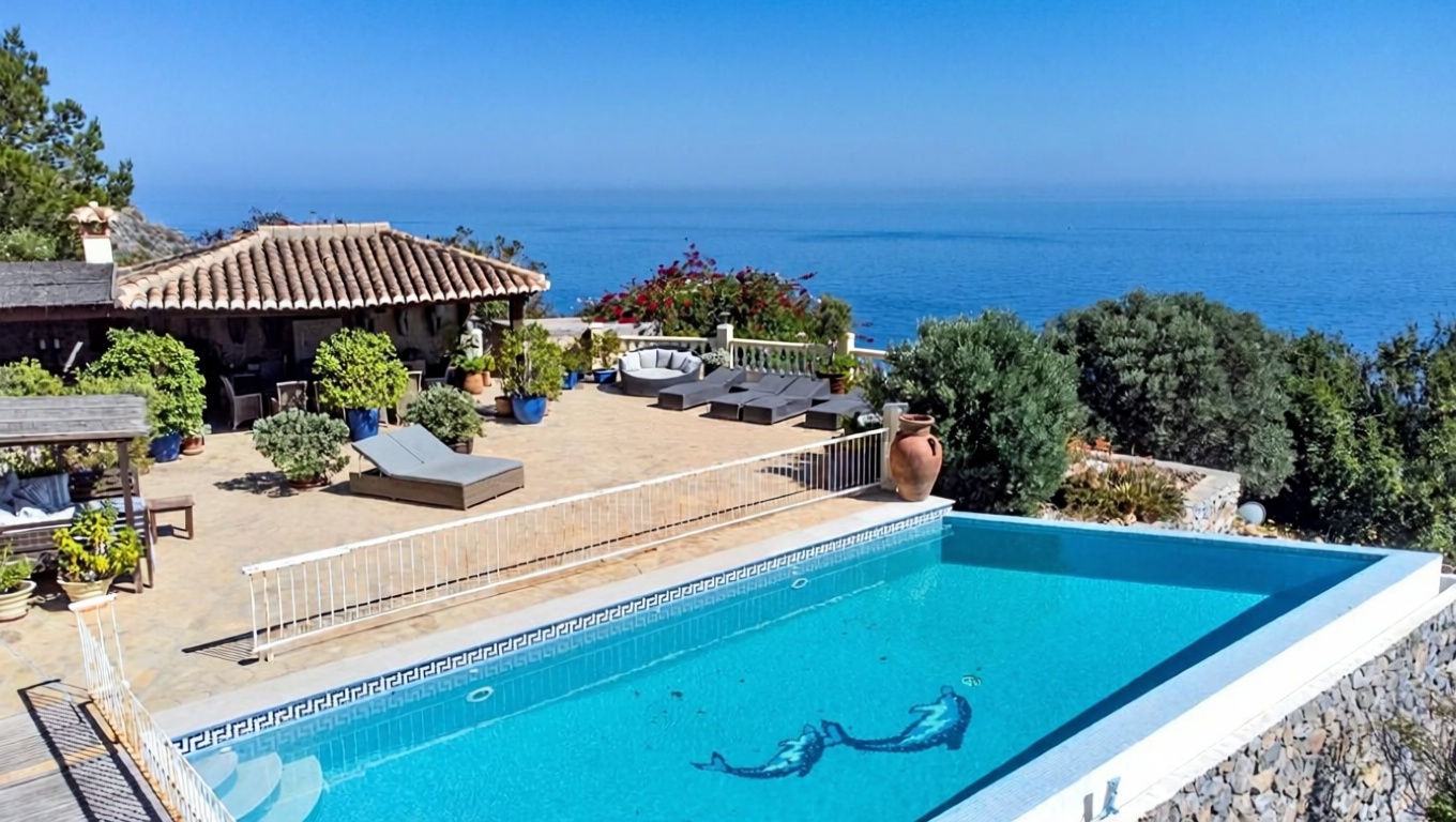Chalet com acesso direto à praia em Almuñécar