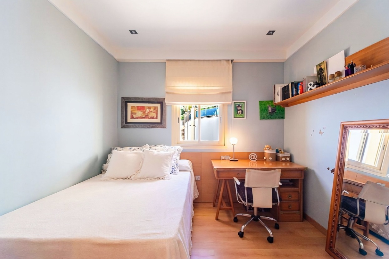 Appartement en première ligne de plage à Torrox — Chambre