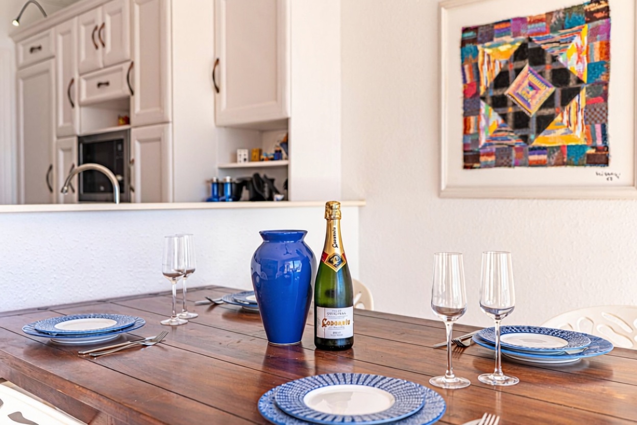 Chalet avec accès direct à la plage à Nerja — Cuisine