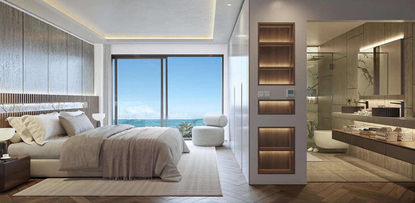 Apartamento em primeira linha de praia em Nerja — Quarto