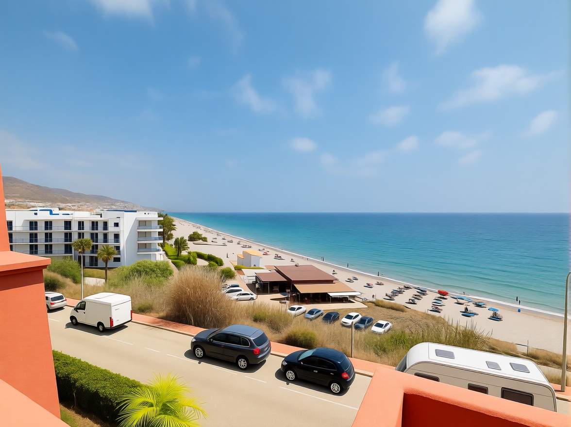 Ático em primeira linha de mar em Torrox — Vista mar