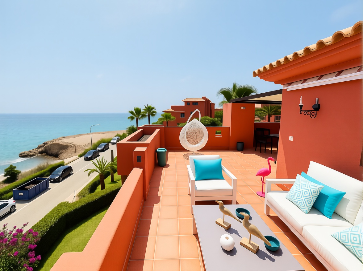 Ático em primeira linha de mar em Torrox — Terraço mar
