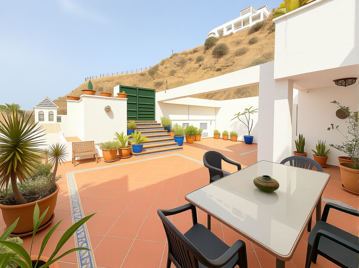 Seafront attic in Torrox — Sea terrace